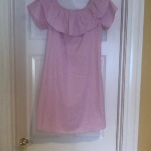 Women’s cute pink and white dress